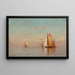 Navigazione su acque calme - Walter Blackman — quadro incorniciato alla parete