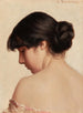 Donna con capelli raccolti - Walter Blackman — vista dell’opera