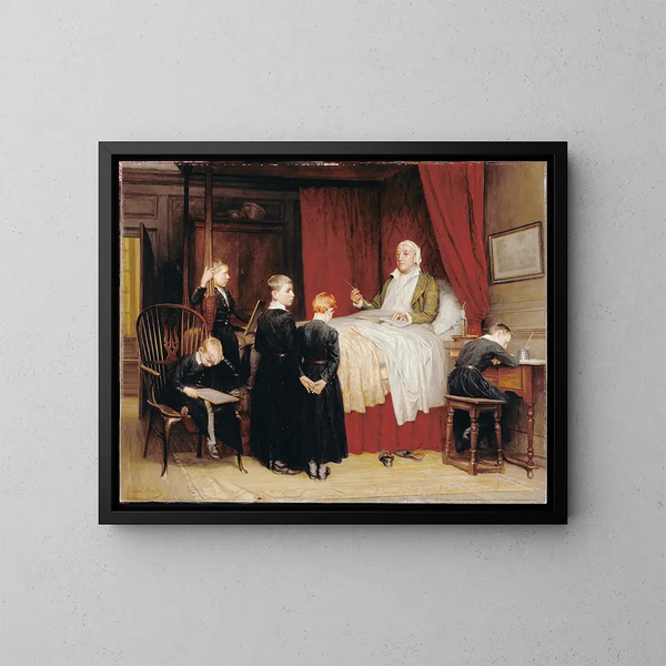 Lezioni di un tempo al Dulwich College - Walter Charles Horsley — quadro incorniciato alla parete
