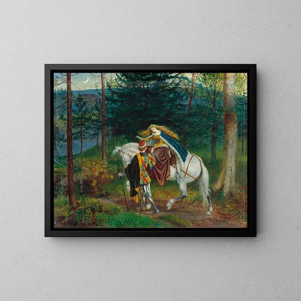 La Belle Dame sans merci - Walter Crane — quadro incorniciato alla parete