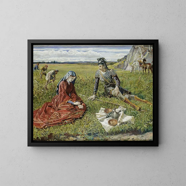Ruth e Booz - Walter Crane — quadro incorniciato alla parete