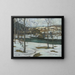 Rivière sous la neige - Walter Elmer Schofield — quadro incorniciato alla parete