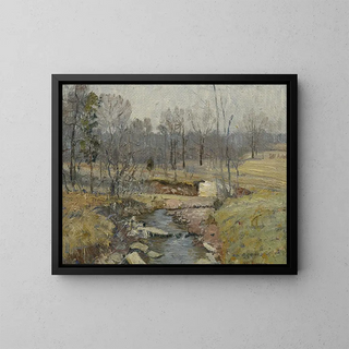 Paesaggio all'inizio della primavera - Walter Emerson Baum — quadro incorniciato alla parete