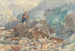 Glencoe Un giovane pastore che attraversa un ruscello - Walter Goodall — vista dell’opera