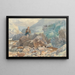 Glencoe Un giovane pastore che attraversa un ruscello - Walter Goodall — quadro incorniciato alla parete