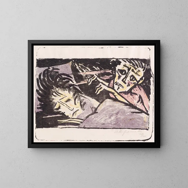 Quel tourment - Walter Gramatt — quadro incorniciato alla parete
