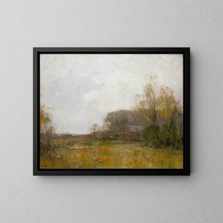 Giorno grigio - Walter Granville-Smith — quadro incorniciato alla parete