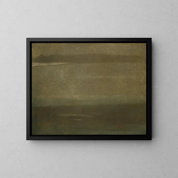 Grigio e argento, un notturno - Walter Greaves — quadro incorniciato alla parete