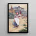 Jeune fille d'un village de Cornouailles - Walter Langley — quadro incorniciato alla parete