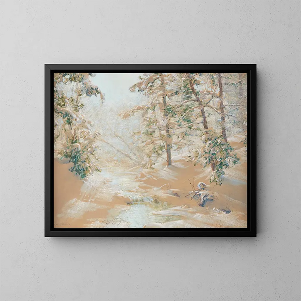 Nel vallone - Walter Launt Palmer — quadro incorniciato alla parete