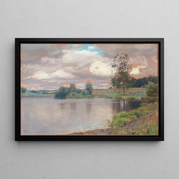 Lago a Appledale - Walter Launt Palmer — quadro incorniciato alla parete