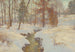 Querce in Neve d'Inverno a Novembre - Walter Launt Palmer — vista dell’opera