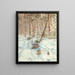 Ruisseau d'hiver - Walter Launt Palmer — quadro incorniciato alla parete