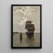 Voiliers sur la mer Baltique - Walter Leistikow — quadro incorniciato alla parete