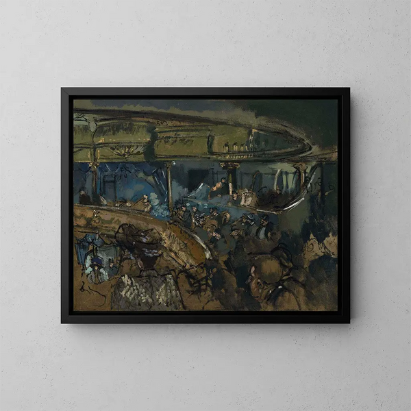 L'Eldorado - Walter Richard Sickert — quadro incorniciato alla parete