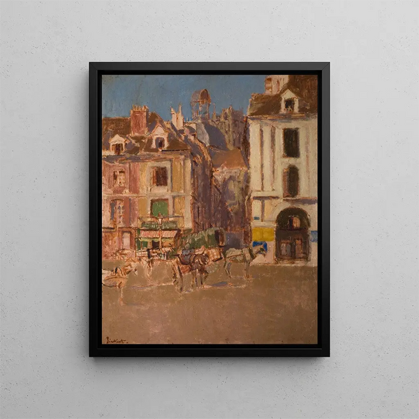 Walter Richard Sickert - La Rue Notre Dame And The Quai Duquesne.webp