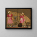Le Sorelle Lloyd all'Old Bedford - Walter Richard Sickert — quadro incorniciato alla parete