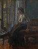 Donna seduta vicino a una finestra - Walter Richard Sickert — vista dell’opera