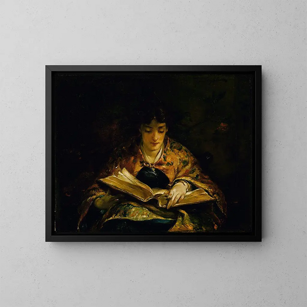 Tra i poeti antichi - Walter Shirlaw — quadro incorniciato alla parete