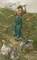 Le Gardien d'oies - Walter Shirlaw — vista dell’opera