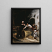 Faire sonner la cloche - Walter Shirlaw — quadro incorniciato alla parete