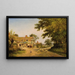 Scène di villaggio senza titolo - Walter Wallor Caffyn — quadro incorniciato alla parete