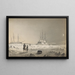 HMS Assistance e Pioneer in quartieri d'inverno Ritorno alla luce del giorno - Walter William May — quadro incorniciato alla parete