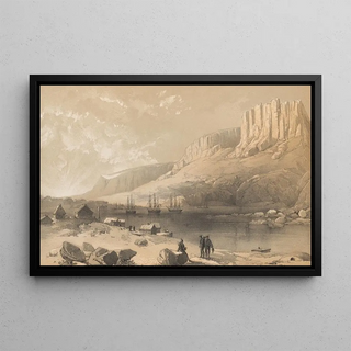 Walter William May - The Arctic Squadron in Leevly Harbour Island of Disco West Coast of Greenland.webp