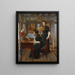 La lezione di canto - Walther Firle — quadro incorniciato alla parete