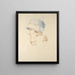 Dame au chapeau - Walther Gamerith — quadro incorniciato alla parete