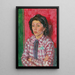 Portrait de dame - Walther Gamerith — quadro incorniciato alla parete