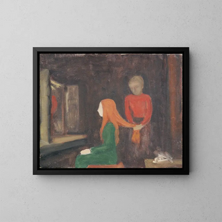 Walther Gamerith - Frau vor Spiegel.webp