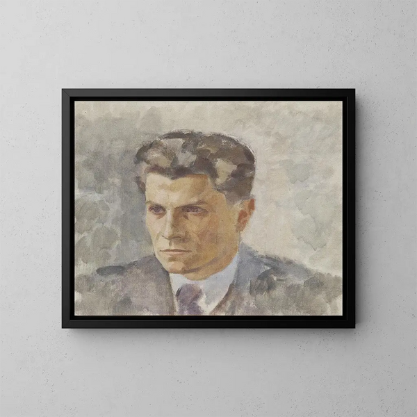Ritratto di uomo - Walther Gamerith — quadro incorniciato alla parete