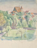 Paesaggio con chiesa - Walther Gamerith — vista dell’opera