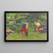 Paesaggio con lanzichenecchi - Walther Gamerith — quadro incorniciato alla parete