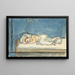Donna a riposo - Walther Gamerith — quadro incorniciato alla parete
