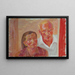 Autoritratto con donna Grete - Walther Gamerith — quadro incorniciato alla parete
