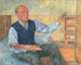 Autoritratto con palette e pennello - Walther Gamerith — vista dell’opera