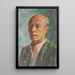Autoportrait tardif - Walther Gamerith — quadro incorniciato alla parete