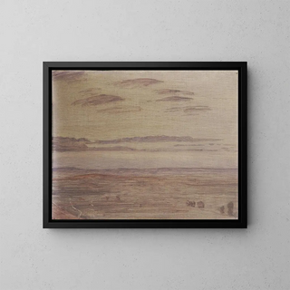 Paesaggio di Trbe vicino a Eggenburg - Walther Gamerith — quadro incorniciato alla parete