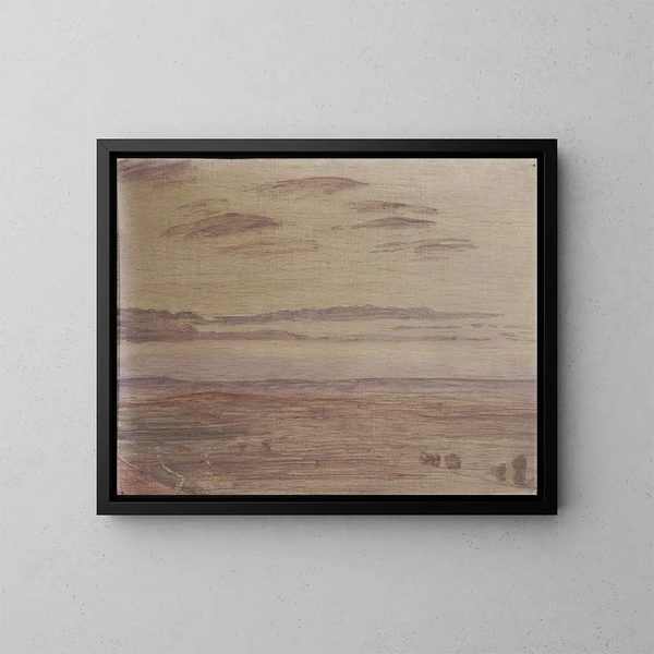 Paesaggio di Trbe vicino a Eggenburg - Walther Gamerith — quadro incorniciato alla parete