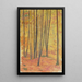 Interno di foresta - Walther Gamerith — quadro incorniciato alla parete
