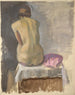 Nu femminile di schiena - Walther Gamerith — vista dell’opera