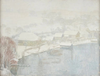 Walther Gamerith - Winterlandschaft am See.webp