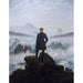 Riproduzione del dipinto Il Viaggiatore che contempla un mare di nuvole - Caspar David Friedrich