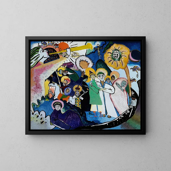 La Toussaint I - Wassily Kandinsky — quadro incorniciato alla parete