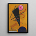 Contact - Wassily Kandinsky — quadro incorniciato alla parete