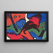 Der Blaue Reiter Le Cavalier bleu - Wassily Kandinsky — quadro incorniciato alla parete