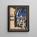 Il Cavaliere Blu - Wassily Kandinsky — quadro incorniciato alla parete