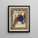 Conception della copertina dell'almanacco The Blue Rider II - Wassily Kandinsky — quadro incorniciato alla parete